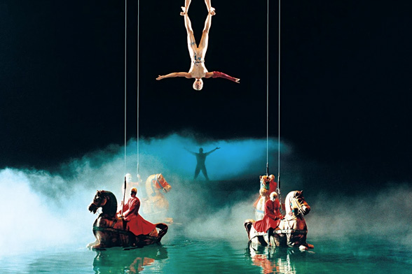 'O', Cirque du Soleil, em Las Vegas.