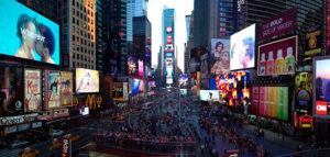 Área da Broadway e Times Square em Nova York. Roteiro: 1 dia em nova york.