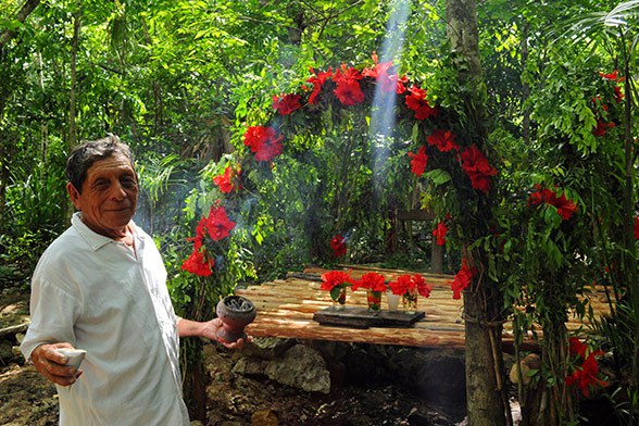 Ritual maia (Cortesia da Alltournative)