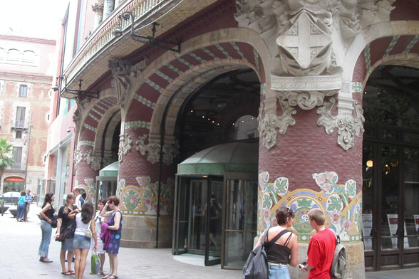 Palau de la Música, em Barcelona.