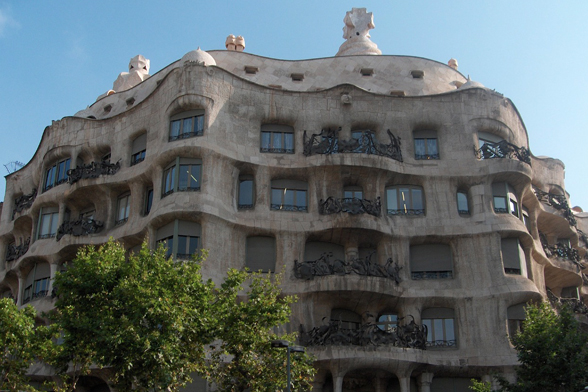 Casa Milà (La Pedrera) de Antoni Gaudí, Barcelona.