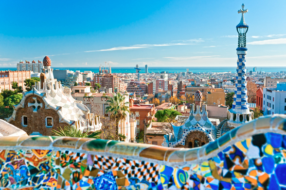 Park Guell, Antoni Gaudí, Barcelona.