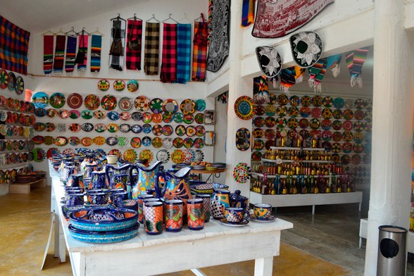 Loja de artesanatos em Kaua, Yucatán. (Foto por Alejandra Ramírez).