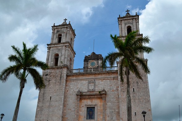 Igreja de San Servacio em Valladolid, Yucatán. (Foto por Alejandra Ramírez).