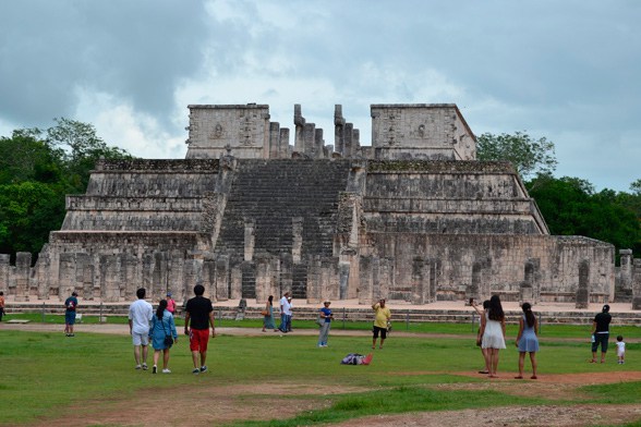 Templo dos Guerreiros, Chichén Itzá. (Foto por Alejandra Ramírez).