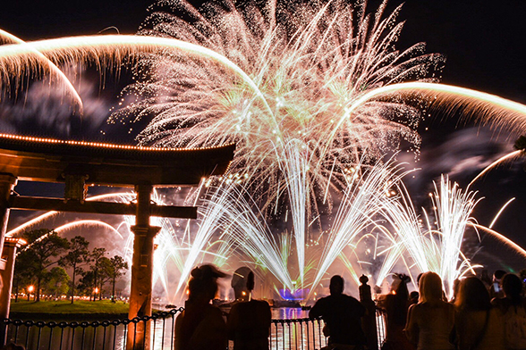 Show de luzes e fogos de artifício Illuminations: Reflections of Earth, no Epcot