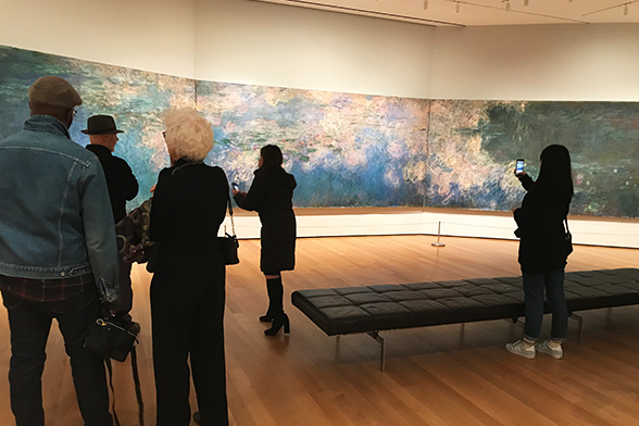 Water Lilies - Claude Monet. Pintura exposta no MoMA, NY (Foto: Natália Grandi)