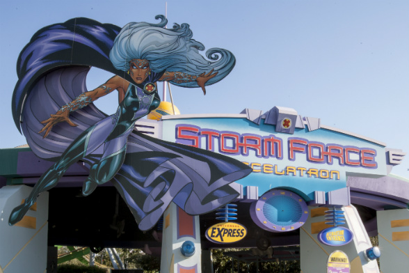 Atração Storm Force, na Marvel Super Hero Island® do Universal Orlando Resort™