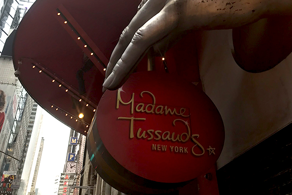 Entrada do Madame Tussauds de Nova York