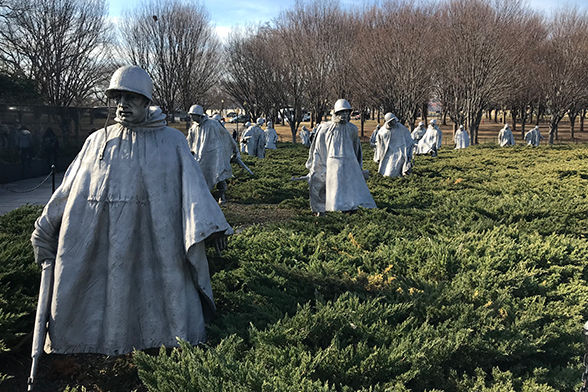 Memorial da Guerra da Coreia em Washington D.C.