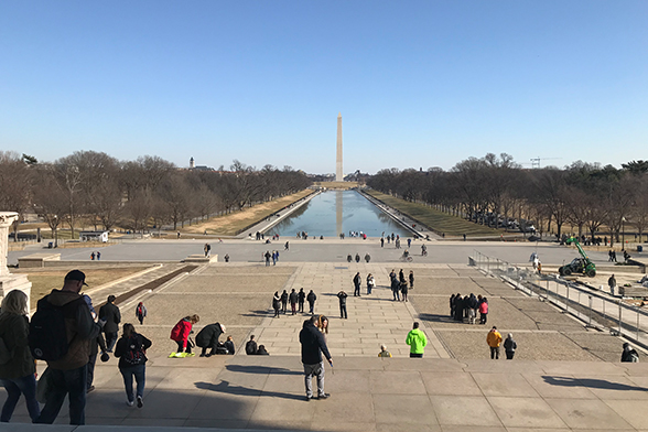 National Mall com Washington Monument ao fundo