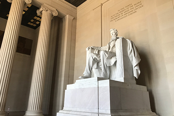 Lincoln Memorial, no National Mall em Washington D.C.